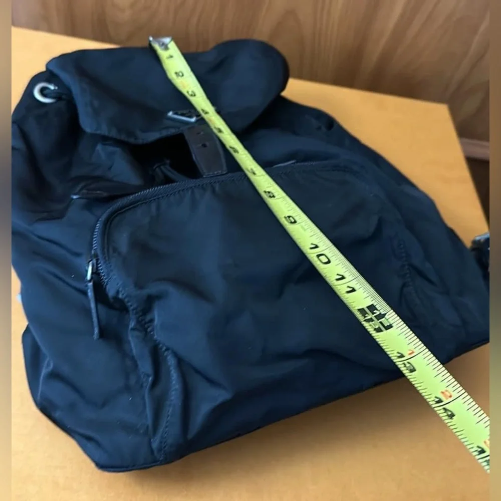 SOLD ❌❌❌❗️🖤🖤🖤PRADA Blk Nylon Classic 
Medium Backpack🖤🖤🖤 - Picture 15 of 16